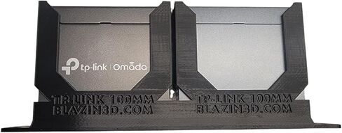 Blazin3D 10" 1U Dual Network Rackmount Kit for TP-Link Switches, fits OC200, TL-SG1005P, TL-SG105, TL-SG105E (Black) in Saudi Arabia