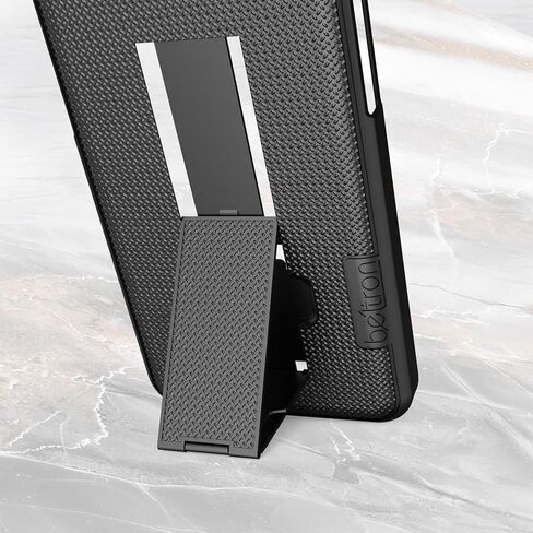 حافظة BELTRON Galaxy XCover7 Pro مع مشبك، حافظة شديدة التحمل مع مشبك حزام دوار لهاتف Samsung Galaxy XCover 7 Pro 2025 SM-G766 (AT&T FirstNet T-Mobile) قوة صناعية (أسود) in Kuwait