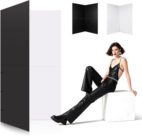 100x100cm Photography Studio Portrait Backdrops Reflector Photography Folding Reflective Car for Photo Studio Still Life and Food in Kuwait