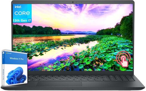 كمبيوتر محمول Dell Inspiron 15 3530 Business، ترخيص Microsoft Office مدى الحياة ونظام التشغيل Windows 11 Pro، شاشة لمس FHD مقاس 15.6 بوصة، Intel 10-Core i7-1355U، ذاكرة الوصول العشوائي 16 جيجابايت، 1 تيرابايت SSD، Intel Iris Xe Graphics، كاميرا ويب 1080P in Kuwait