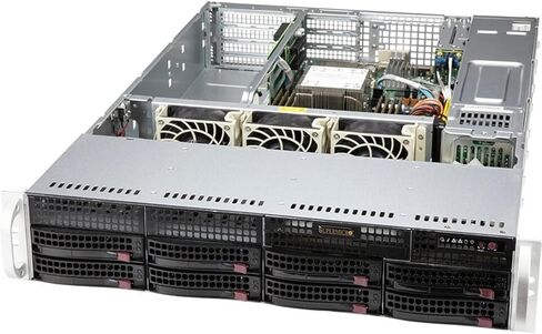 SUPERMICRO UP SuperServer 520P-WTR - Server - Rack Mount - 2U - 1-WEG - Keine CPU - RAM 0 GB - SATA - Hot-Swap 8.9 cm (3.5") Schacht/Schächte - Keine HDD - AST2600-10 GigE - kein Betriebssystem - in Saudi Arabia