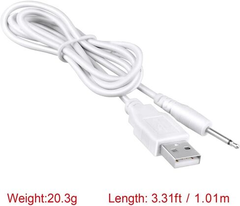 شاحن بديل سلك كابل هزاز USB متوافق مع شاحن عالمي هزاز ألعاب الكبار القابلة لإعادة الشحن in Kuwait