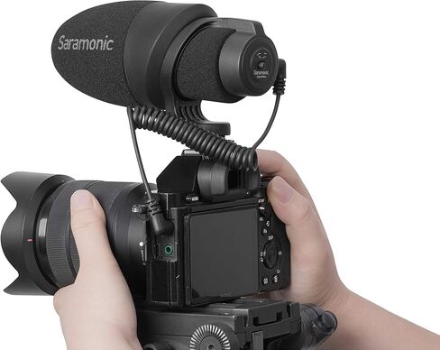 ميكروفون سارامونيك شوتجن لكاميرات DSLR، بدون مرآة، كاميرات الفيديو، الهواتف الذكية والأجهزة اللوحية (CamMic) in Saudi Arabia