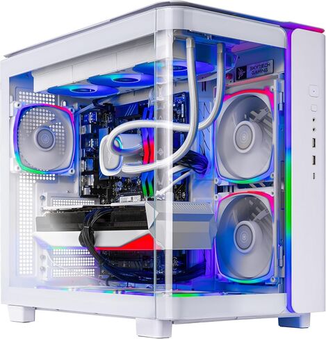 كمبيوتر الألعاب Skytech Gaming King 95، AMD Ryzen 7 9800X3D 4.7 جيجا هرتز، NVIDIA RTX 5070 Ti 16 جيجا بايت VRAM، 2 تيرابايت Gen4 NVMe SSD، 32 جيجا DDR5 RAM 6000، 850 وات Gold ATX 3 PSU، 360 ARGB AIO، WI-FI 5، Windows 11، سطح المكتب in Kuwait