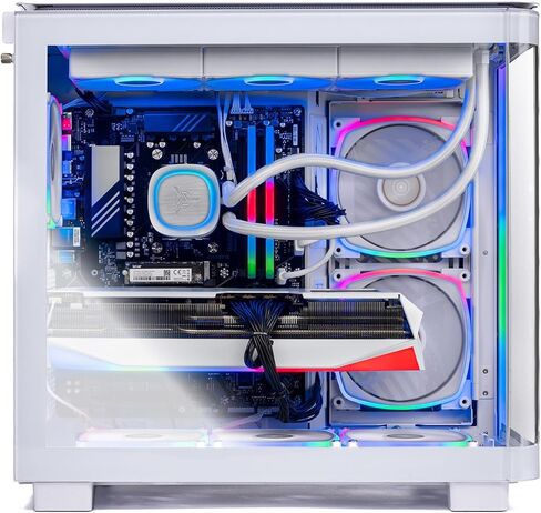 كمبيوتر الألعاب Skytech Gaming King 95، AMD Ryzen 7 9800X3D 4.7 جيجا هرتز، NVIDIA RTX 5070 Ti 16 جيجا بايت VRAM، 2 تيرابايت Gen4 NVMe SSD، 32 جيجا DDR5 RAM 6000، 850 وات Gold ATX 3 PSU، 360 ARGB AIO، WI-FI 5، Windows 11، سطح المكتب in Kuwait