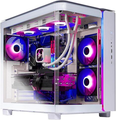 كمبيوتر الألعاب Skytech Gaming King 95، AMD Ryzen 7 9800X3D 4.7 جيجا هرتز، NVIDIA RTX 5070 Ti 16 جيجا بايت VRAM، 2 تيرابايت Gen4 NVMe SSD، 32 جيجا DDR5 RAM 6000، 850 وات Gold ATX 3 PSU، 360 ARGB AIO، WI-FI 5، Windows 11، سطح المكتب in Kuwait