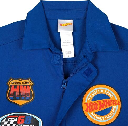 Hot Wheels Twill Racing Zip Up Coverall Infant to Big Kid Sizes (12 Months - 8) in Saudi Arabia