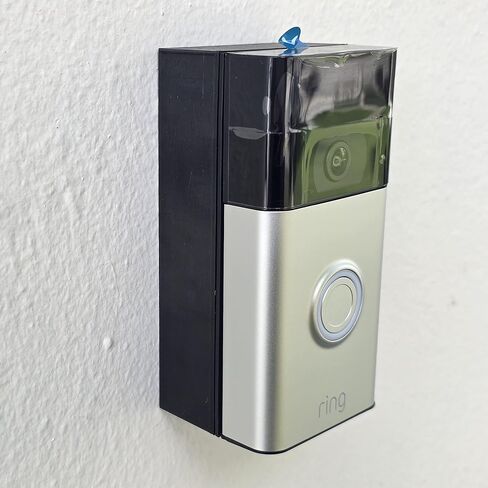 1 Inch Expander Spacer Mounting Bracket Compatible with Ring Battery Doorbell (Newest Model) 3D Printed UV Resistant in Saudi Arabia