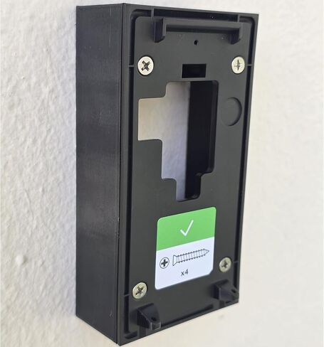 1 Inch Expander Spacer Mounting Bracket Compatible with Ring Battery Doorbell (Newest Model) 3D Printed UV Resistant in Saudi Arabia