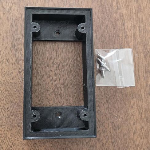 1 Inch Expander Spacer Mounting Bracket Compatible with Ring Battery Doorbell (Newest Model) 3D Printed UV Resistant in Saudi Arabia