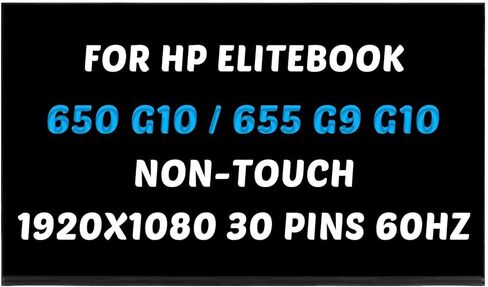 بديل لجهاز HP EliteBook 650 G10 / 655 G9 G10 / 855 G7 G8 لـ PROBOOK 450 G8 G9 G10 / 455 G8 G9 G10 1920x1080 15.6 بوصة 30 Pins 60HZ LED لوحة عرض LCD (لشاشة غير تعمل باللمس فقط) in Saudi Arabia