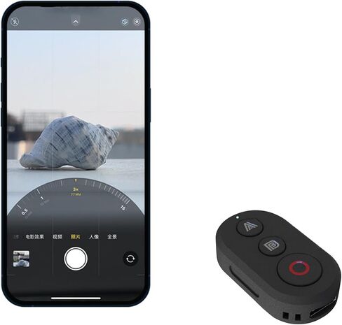 جهاز تحكم عن بعد Sanpyl BT للعمل 4/5Pro، بطارية تحكم 25 مترًا 30 ساعة، حجم الإبهام مع حزام معصم للكاميرا الرياضية مدونة فيديو في الهواء الطلق in Saudi Arabia