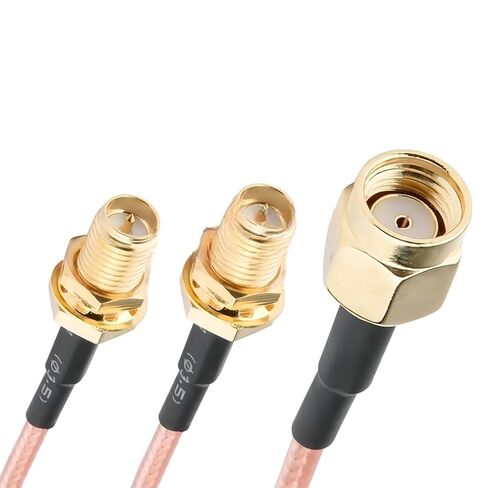 SMA Y Splitters Cable SMA Female to Double Male RG316 Extension Cable Adapters in Kuwait