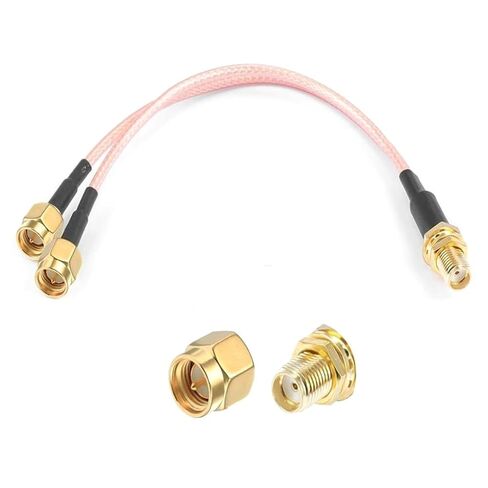 SMA Y Splitters Cable SMA Female to Double Male RG316 Extension Cable Adapters in Kuwait