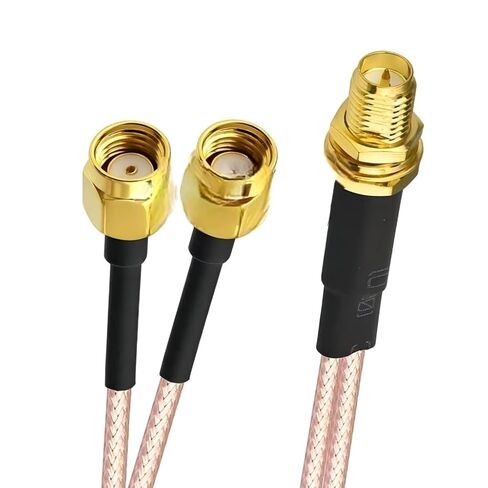 SMA Y Splitters Cable SMA Female to Double Male RG316 Extension Cable Adapters in Kuwait