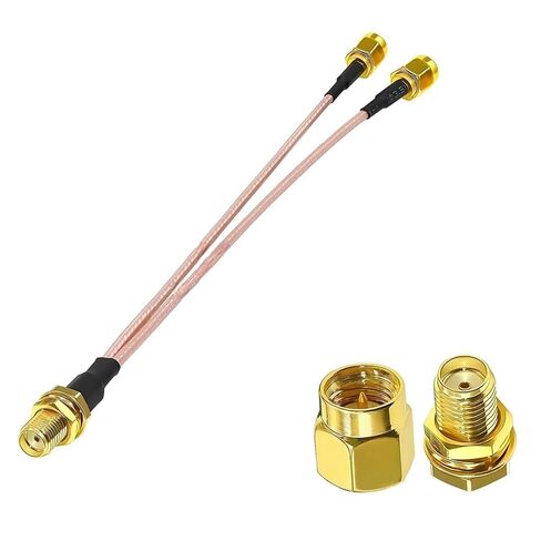 SMA Y Splitters Cable SMA Female to Double Male RG316 Extension Cable Adapters in Kuwait
