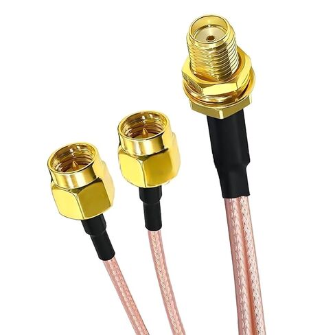 SMA Y Splitters Cable SMA Female to Double Male RG316 Extension Cable Adapters in Kuwait