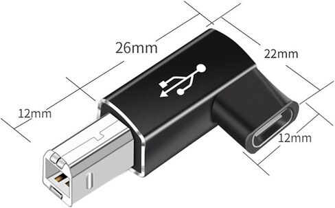 نوع C تحويل إلى محول USB C مربع لطابعة الطبل الإلكترونية واجهة محول MIDi أنثى البيانو in Kuwait