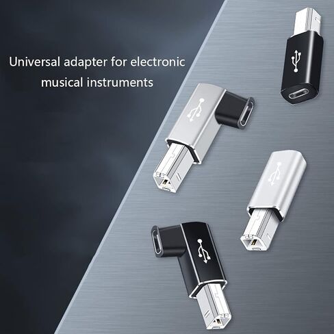 نوع C تحويل إلى محول USB C مربع لطابعة الطبل الإلكترونية واجهة محول MIDi أنثى البيانو in Kuwait