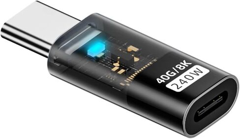 نوع C أنثى إلى USB C ذكر محول محولات تمديدات مزامنة البيانات 40 جيجابت في الثانية 8K @ 60 هرتز محول الشحن لأجهزة الكمبيوتر المحمولة الهاتف شحن سريع in Kuwait