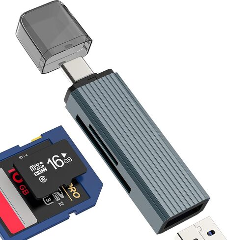 قارئ بطاقة SD USB C لأجهزة Apple لهاتف Iphone 17 16 15 Pro Max (3in1) من النوع C إلى Micro SD OTG TF محول كاميرا رقمية عصا ذاكرة Android Hub لجهاز Ipad 10 متوافق مع سرعة النقل السريع من سامسونج in Saudi Arabia