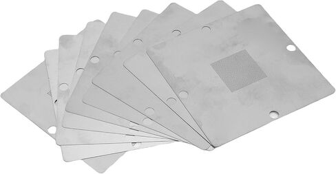 SUNGOOYUE 90x90mm BGA Repair Stencils for Laptops, 304 Stainless Steel Stencils for BGA Rework Station Electronics Repair] in Kuwait