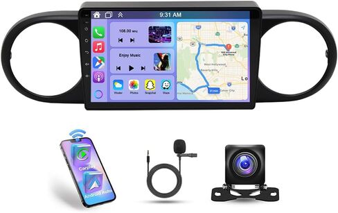 ستيريو سيارة 4G+64G Android 13 Double Din لسيارة Toyota Scion xB 2008-2015 مع CarPlay اللاسلكي وAndroid Auto، مستقبل راديو السيارة بشاشة لمس 9 بوصة يدعم GPS Navi WiFi Bluetooth SWC FM كاميرا احتياطية in Saudi Arabia