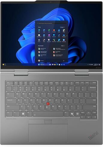 Lenovo ThinkPad X1 2-in-1 Gen 10 Aura Edition, Intel Ultra 7 258V, 14" OLED 2.8K (2880x1800) 500 nits, AR, Touchscreen, 32GB DDR5, 2TB SSD, Yoga Pen, 8MP IR Camera, Wi-Fi 7, Win 11 Pro - Grey in Saudi Arabia