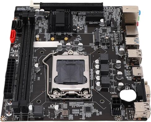 اللوحة الأم للألعاب Zunate B75 Micro ATX لـ LGA 1155، تدعم الجيل الثاني من Core i3 i5 i7 | ثنائي القناة DDR3 16 جيجابايت، M.2 NVMe NGFF SATA 3.0 USB 3.0، HDMI VGA in Kuwait