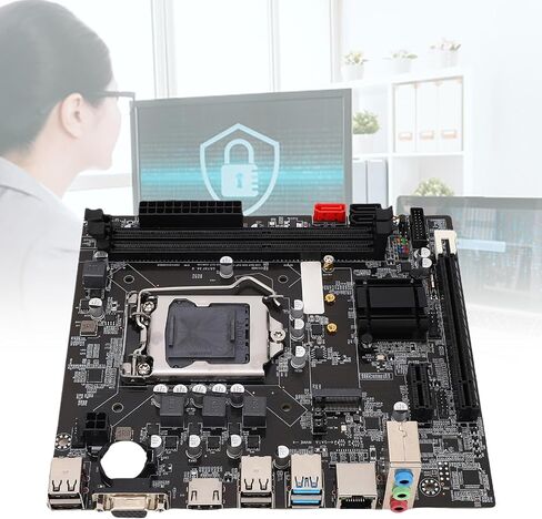 اللوحة الأم للألعاب Zunate B75 Micro ATX لـ LGA 1155، تدعم الجيل الثاني من Core i3 i5 i7 | ثنائي القناة DDR3 16 جيجابايت، M.2 NVMe NGFF SATA 3.0 USB 3.0، HDMI VGA in Kuwait