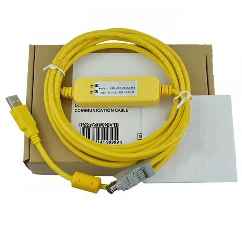 USB-ASD-CNUS0A08 for ASDA-B2/AB E3 B3 Servo Drive Programming Data Download Cable for XP WIN7/ 8/10/11 Economy Model Yellow 3 Meters in Saudi Arabia