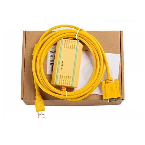 USB-LG+ لـ K120S K7M PLC كابل برمجة اتصالات نقل البيانات كابل تحميل ثابت عزل كهرومغناطيسي FT232RL رقاقة صفراء 3 متر in Kuwait