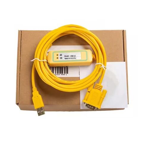 USB-LG for K120S K7M PLC Programming Cable Communication Data Transfer Stable Download Cable Stable Model FT232RL Chip Yellow 3 Meter in Saudi Arabia