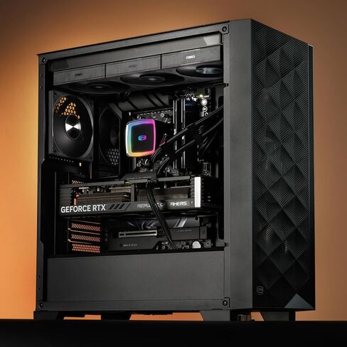 مبرد وحدة المعالجة المركزية السائل PCCOOLER، 360 مم، مضخة مزدوجة الحجرة، شاشة ARGB، مراوح PWM، لوحة باردة عالية الكفاءة، أنابيب مضادة للتسرب، متوافق مع Intel وAMD (DE360 MAX BK) in Kuwait