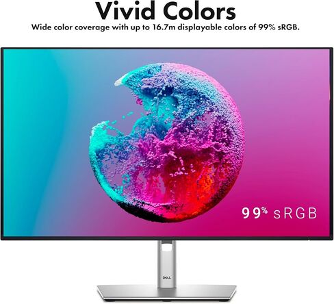 Dell P2425H 24″ Full HD (1920×1080) IPS LED 100Hz Monitors (x2) Dual Display Productivity Setup, Comfortview Plus, Anti-Glare Panel + 2 × USB-C Cables + Cleaning Kit in Kuwait