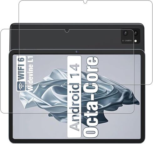 [عبوتان] واقي شاشة لجهاز DigiLand S10 Tablet 10.1 بوصة من الزجاج المقوى، واقي شاشة لجهاز DigiLand S10 10.1 بوصة مضاد للخدش وحساس وصلابة 9H in Kuwait