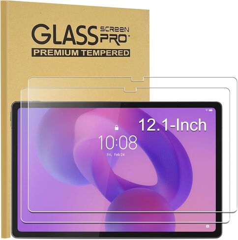 KEANBOLL (2-Pack) Tempered Glass Screen Protector for 2025 New Lenovo Idea Tab Plus 12.1" & Lenovo Tab K12 12.1-Inch (TB361ZU, TB361FU) Ultra Clear - 9H Hardness - Anti Scratch - Case Friendly in Saudi Arabia