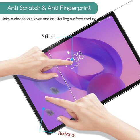 KEANBOLL (2-Pack) Tempered Glass Screen Protector for 2025 New Lenovo Idea Tab Plus 12.1" & Lenovo Tab K12 12.1-Inch (TB361ZU, TB361FU) Ultra Clear - 9H Hardness - Anti Scratch - Case Friendly in Saudi Arabia