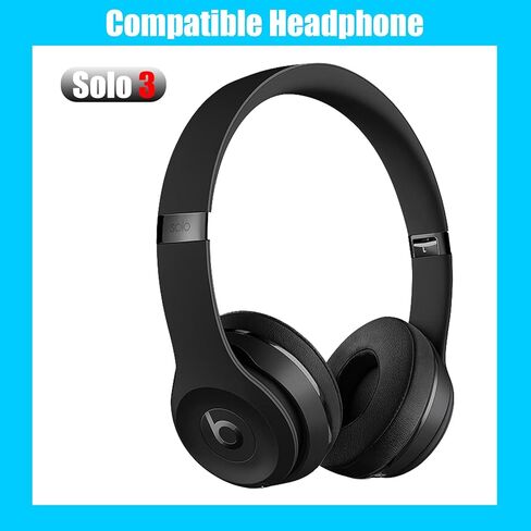 ملحقات قطع غيار عصابة الرأس Solo3 طقم إصلاح علوي Solo 3 متوافق مع سماعات Beats Solo 3.0 (A1796)/Solo 2.0 السلكية/اللاسلكية (B0518/B0534). (ماتي بلاك) in Saudi Arabia