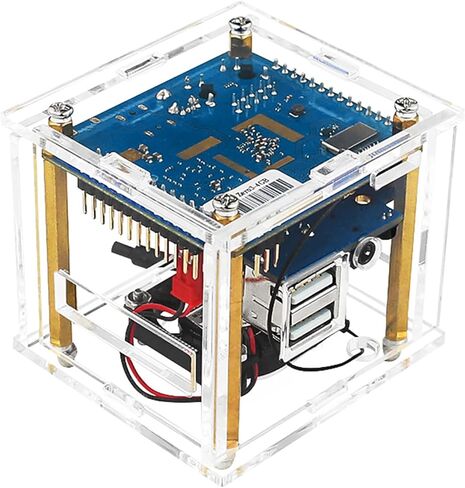 حافظة RPI عالية الأداء ذات فتحات تهوية كاملة من الأكريليك الشفاف مع مروحة تبريد لـ Orange Pi Zero 3 in Kuwait