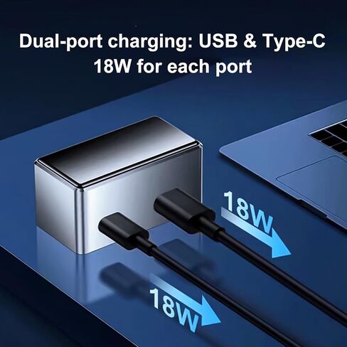 HANSSHOW OBD Hub Adapter for Model 3/Highland/Y - 36W Dual USB-A & USB-C Fast Charger Car OBD Hub Fit for Tesla Accessories in Kuwait