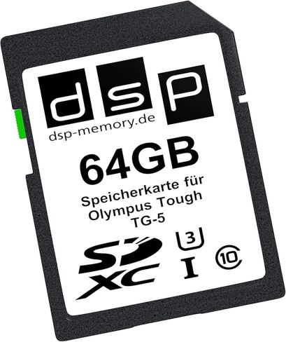 بطاقة ذاكرة فائقة السرعة سعة 64 جيجابايت لكاميرا Olympus Tough TG-5 الرقمية in Saudi Arabia