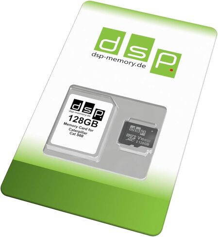 بطاقة ذاكرة DSP سعة 128 جيجابايت (الفئة 10) لشركة كاتربيلر كات S60، أسود in Kuwait
