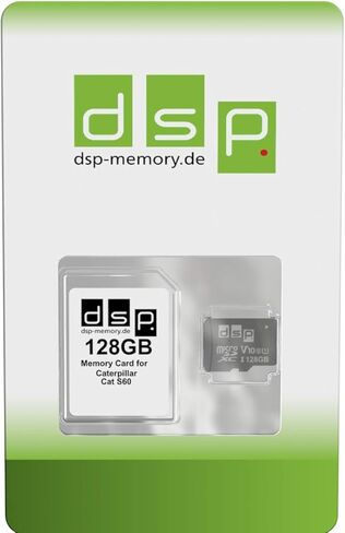 بطاقة ذاكرة DSP سعة 128 جيجابايت (الفئة 10) لشركة كاتربيلر كات S60، أسود in Kuwait