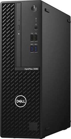 كمبيوتر مكتبي Dell OptiPlex 3000 3080 - Intel Core i5 الجيل العاشر i5-10505 Hexa-core (6 Core) 3.20 جيجا هرتز - 8 جيجا بايت رام DDR4 SDRAM - 256 جيجا بايت NVMe M.2 PCI Express M.2 SSD - عامل شكل صغير - أسود in Kuwait
