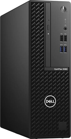 كمبيوتر مكتبي Dell OptiPlex 3000 3080 - Intel Core i5 الجيل العاشر i5-10505 Hexa-core (6 Core) 3.20 جيجا هرتز - 8 جيجا بايت رام DDR4 SDRAM - 256 جيجا بايت NVMe M.2 PCI Express M.2 SSD - عامل شكل صغير - أسود in Kuwait