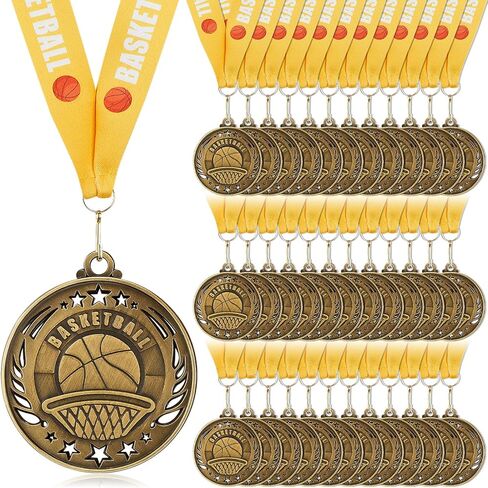 12/36 Pack Gold Medals 2" Football Soccer Baseball Softball Basketball Metal Medals Bulk Metal Award Trophies for Adults Team Sports Party Favors Prizes Gifts in Saudi Arabia