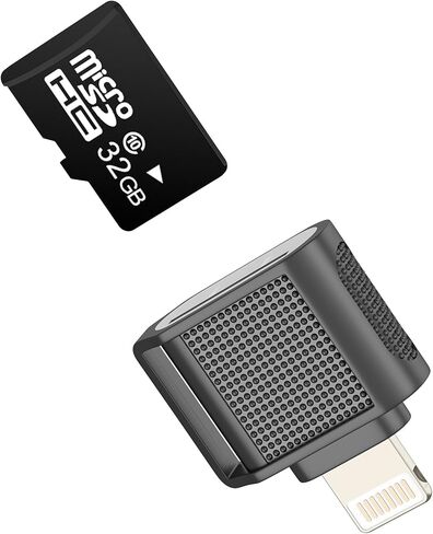 قارئ بطاقة Micro SD لهاتف iPhone لـ 14 13 Pro Max Lightning إلى TF ملحقات محول الكاميرا الرقمية شريحة ذاكرة لأجهزة كمبيوتر Apple لأجهزة Ipad، توصيل جهاز تحويل محرك فلاش دونجل in Kuwait