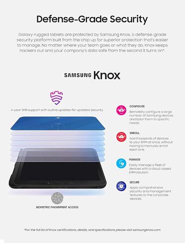 Samsung Galaxy Tab Active PRO 10.1 بوصة | 64 جيجابايت LTE & WiFi جهاز لوحي متين مقاوم للماء، SM-T545 إصدار عالمي غير مقفل من المصنع (GSM فقط وليس CDMA) in Saudi Arabia