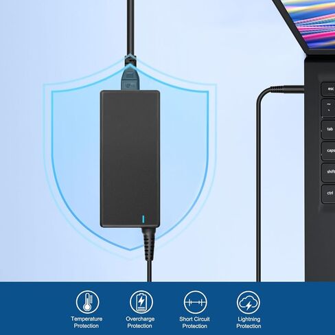 شاحن كمبيوتر محمول 65 واط متوافق مع Dell DC15250 DC16251 DC16250 DC15255 Inspiron 15 3530 3520 3000 5000 P112F P117F P131F P134F DA65NM111-00 HA65NS5-00 LA65NS2-01 AA65NM121 in Kuwait